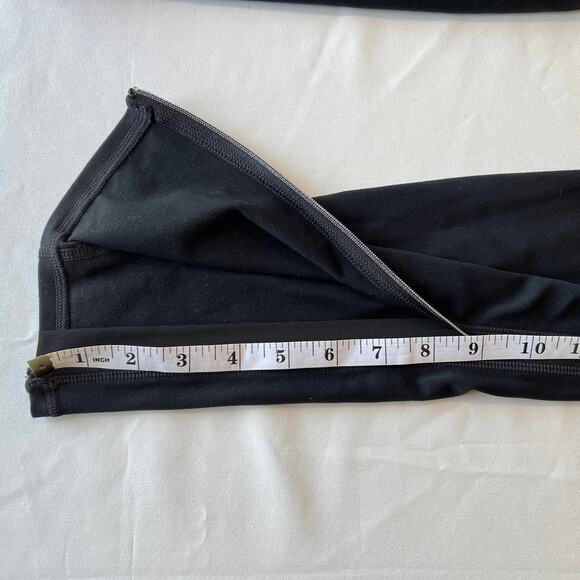 Athleta Side Zip Leggings Black with Rose Gold Hardware Women's M - Picture 6 of 13